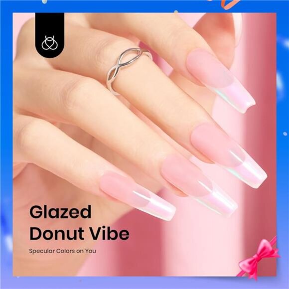 Metallic Chrome Nail Powder Kit Black White Colors Gel Polish Mirror - Picture 6 of 7